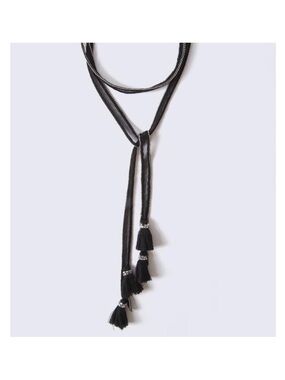 Chan Luu Chiffon Tassel Tie